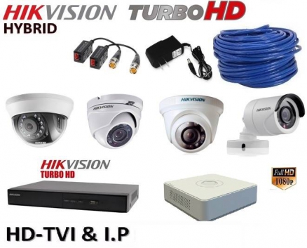 DVR Hikvision 7204 + Domos